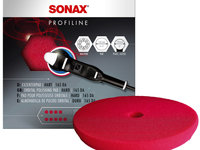 Sonax Profiline Orbital Polishing Pad Hard Burete Roșu Pentru Polish Dual Action Abraziv 165MM 493441