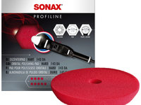 Sonax Profiline Orbital Polishing Pad Hard Burete Roșu Pentru Polish Dual Action Abraziv 143MM 493400