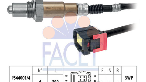 Sonda lambda 10 8175 FACET pentru Mercedes-be