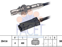 Sonda lambda 10 8196 FACET pentru Alfa romeo Spider Peugeot 208 CitroEn C-elysee CitroEn C3 Peugeot 301 Peugeot 2008 Peugeot 308 CitroEn C1 CitroEn C4 Peugeot 108 Toyota Aygo