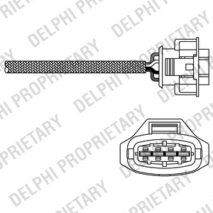 Sonda Lambda 2 Opel Astra H 1.4 marca DELPHI