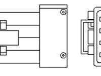 Sonda Lambda (466016355031 MAGNETI MARELLI) Citroen,FIAT,LANCIA,PEUGEOT