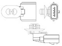 Sonda Lambda (466016355112 MAGNETI MARELLI) DACIA,NISSAN,RENAULT