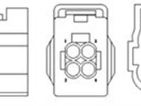 Sonda Lambda (466016355134 MAGNETI MARELLI) MERCEDES-BENZ