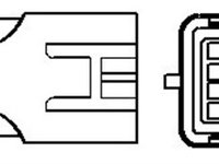 Sonda Lambda (466016355157 MAGNETI MARELLI) DACIA,RENAULT