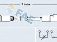 Sonda lambda 77169 FAE pentru Bmw Seria 3 Ford Granada Ford Scorpio Ford Fiesta Ford Courier Ford Escort Ford Transit Ford Ka Ford Mondeo