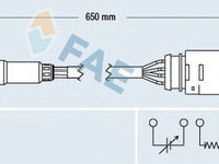 Sonda lambda 77200 FAE pentru Audi A3 Vw Polo Skoda Fabia Seat Ibiza Seat Cordoba Vw Derby Vw Fox Skoda Praktik Skoda Roomster Vw Golf Vw Rabbit Seat Altea Seat Leon