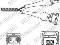 Sonda Lambda ALFA ROMEO 155 167 DELPHI ES2023212B1