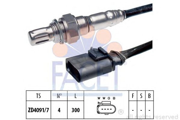 Sonda Lambda AUDI A3 (8P1) - Cod intern: W20240381 - LIVRARE DIN STOC in 24 ore!!!