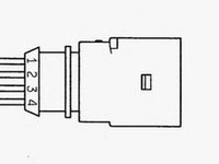 Sonda Lambda AUDI A3 8P1 NGK OZA629-V9