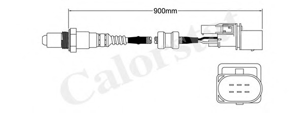 Sonda lambda # Audi A4 2000 2001 2002 2003 2004 # LS150079 # CALORSTAT BY VERNET