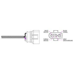 Sonda lambda # Audi A4 2000 2001 # ES20164 12B1 # DELPHI