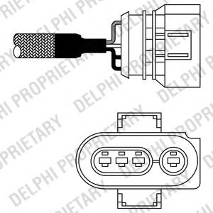 Sonda Lambda AUDI A4 (8D2, B5) (1994 - 2001) DELPHI ES10403-12B1