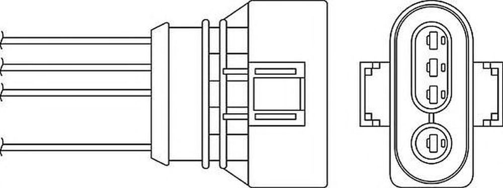Sonda Lambda AUDI A4 8D2 B5 BERU OZH103