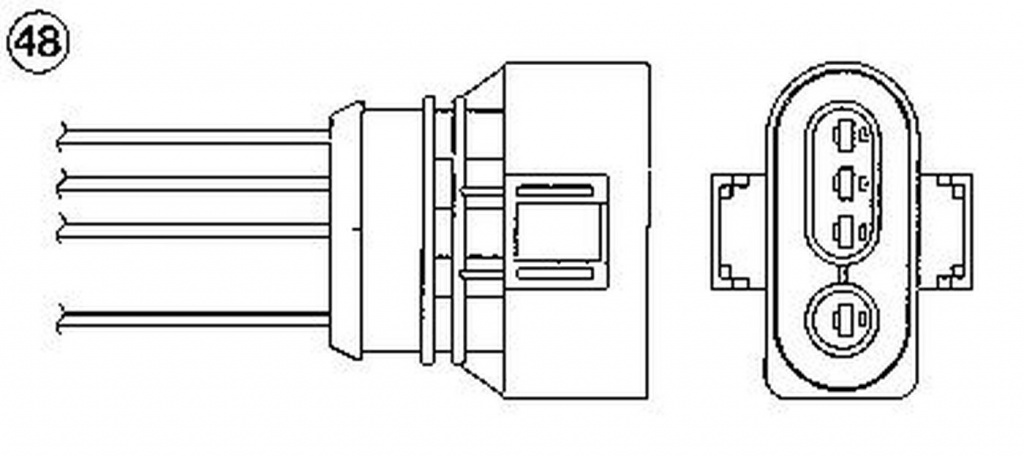 Sonda Lambda AUDI A4 8D2 B5 NGK OZA457-EE18