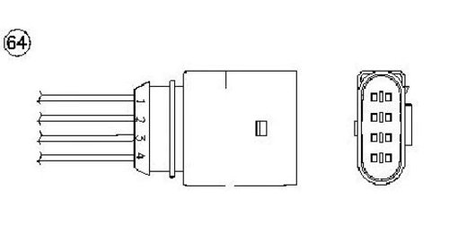 Sonda lambda AUDI A4 AVANT ( 8E5, B6 ) 04/200