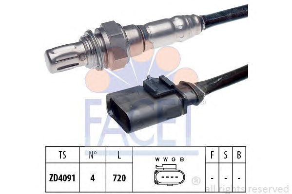 Sonda Lambda AUDI A4 Avant (8ED, B7) - Cod intern: W20240368 - LIVRARE DIN STOC in 24 ore!!!