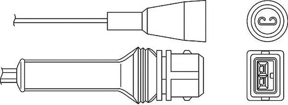 Sonda Lambda AUDI A6 4A C4 BERU OZH017