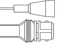 Sonda Lambda AUDI A6 4A C4 BERU OZH027