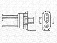 Sonda Lambda AUDI A6 Avant 4A C4 MAGNETI MARELLI 460000151010