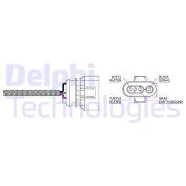 Sonda Lambda AUDI A6 Avant 4B5 C5 DELPHI ES2016412B1