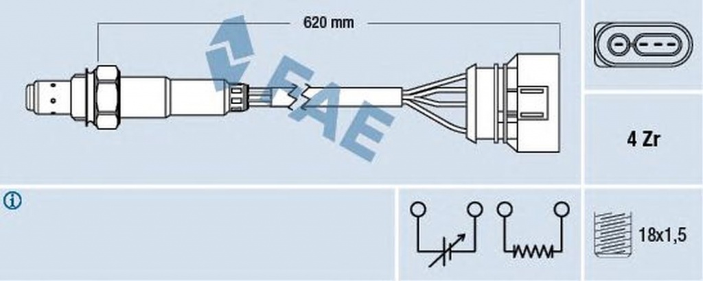 Sonda Lambda AUDI A6 Avant 4B5 C5 FAE 77131