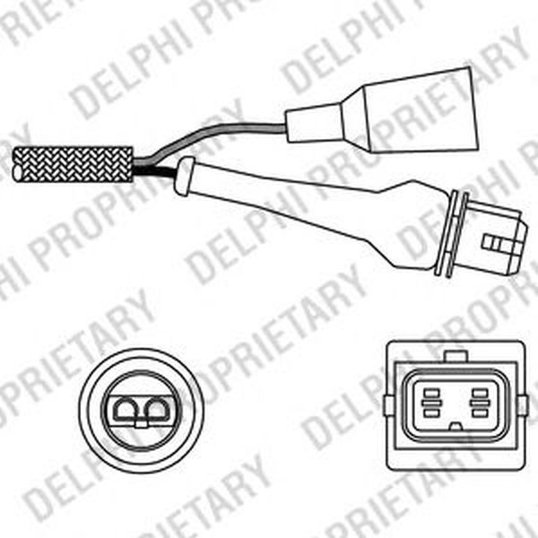 Sonda Lambda AUDI A8 4D2 4D8 DELPHI ES1028912B1