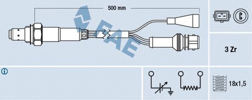 Sonda Lambda AUDI A8 4D2 4D8 FAE 77105