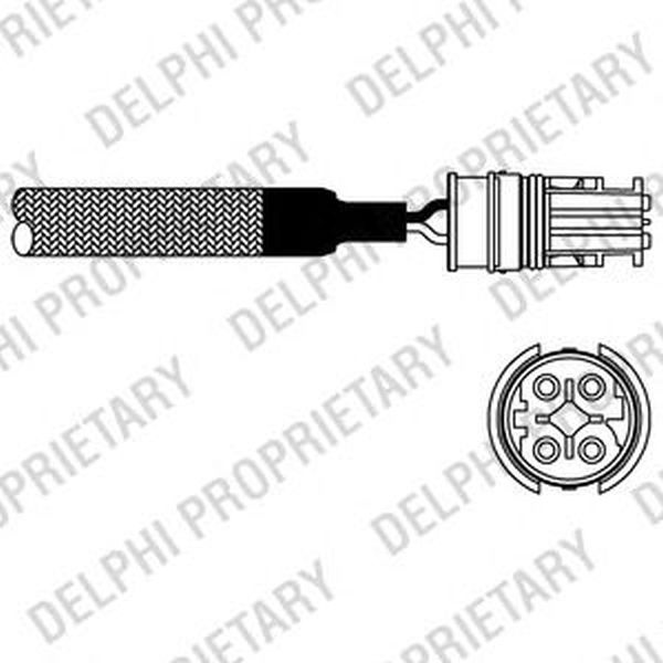 Sonda Lambda BMW 3 Cabriolet E46 DELPHI ES1098312B