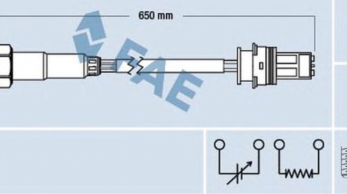 Sonda Lambda BMW 5 E60 FAE 77278