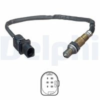Sonda Lambda CITROËN C4 II (NC_) (2009 - Prezent) DELPHI ES21264-12B1