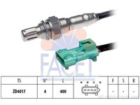 Sonda lambda Citroen C3 1 (Fc), C3 Ii, Nemo (Aa), Fiat Fiorino (225), Qubo (225), Peugeot 206 Sw (2e/K), 206 Limuzina, 206+ (T3e), 207 (Wa, Wc), Bipper (Aa), Partner Combispace (5f) Facet 108068