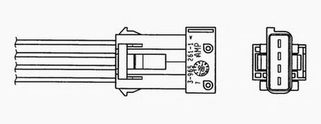 Sonda Lambda CITROEN C3 Picasso NGK OZA628-U3