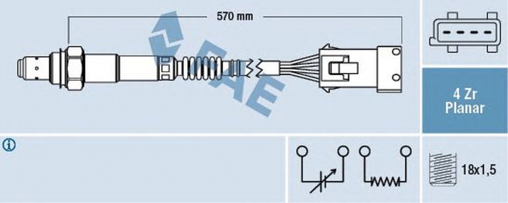 Sonda Lambda CITROEN C5 II Break RE FAE 77240