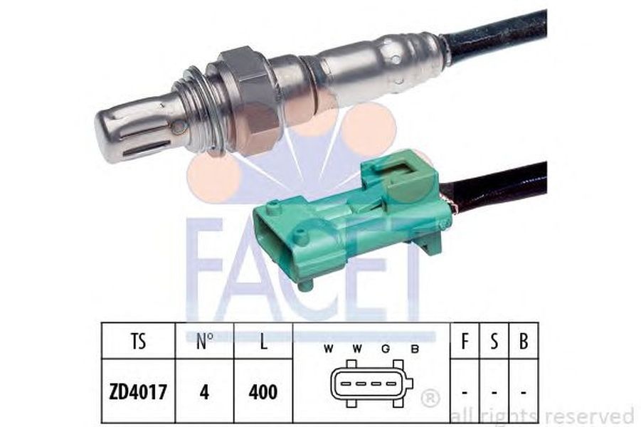 Sonda Lambda Citroen NEMO combi FACET FA 10.8068