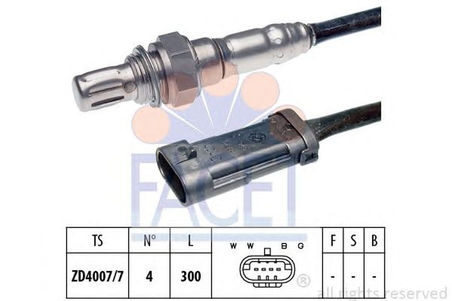 Sonda Lambda DACIA LOGAN pick-up US FACET FA 10.7281