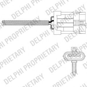 Sonda Lambda DAEWOO MATIZ (KLYA) (1998 - 2016) DELPHI ES20335-12B1 piesa NOUA