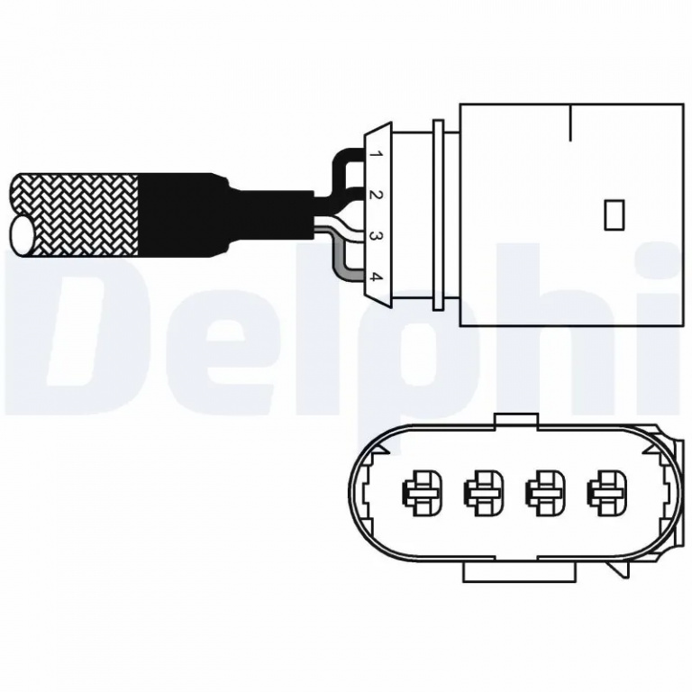 Sonda Lambda DELPHI AUDI A4 B5 Avant (8D5) 1994-2001 - ES10981-12B1