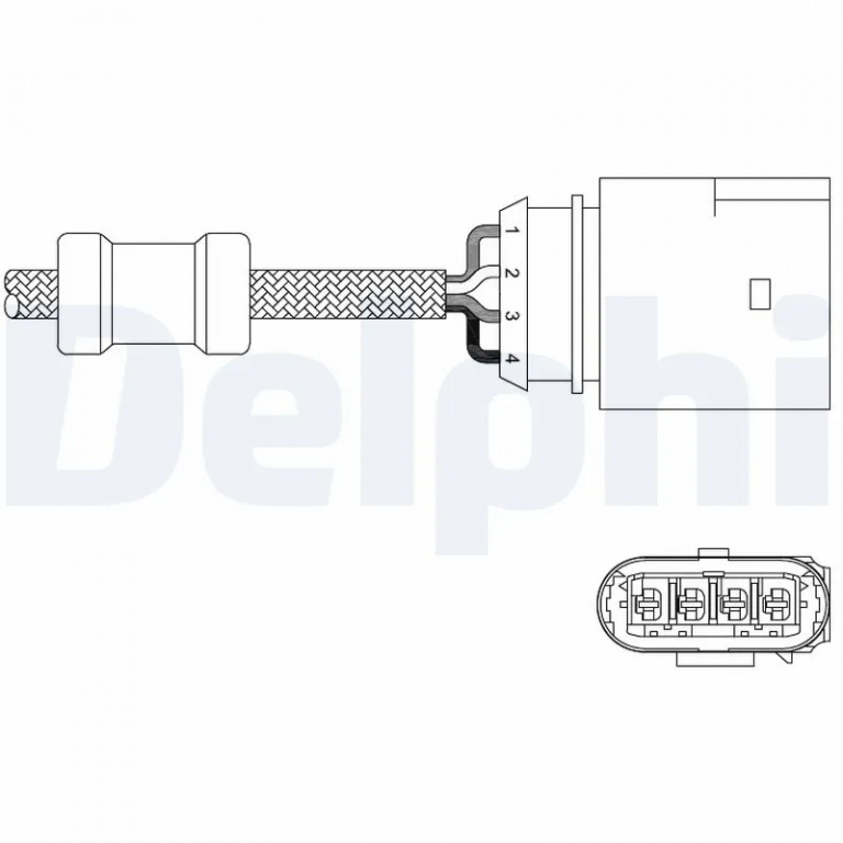 Sonda lambda Delphi AUDI A4 B6 Cabriolet (8H7) 2002-2005 - ES20348-12B1