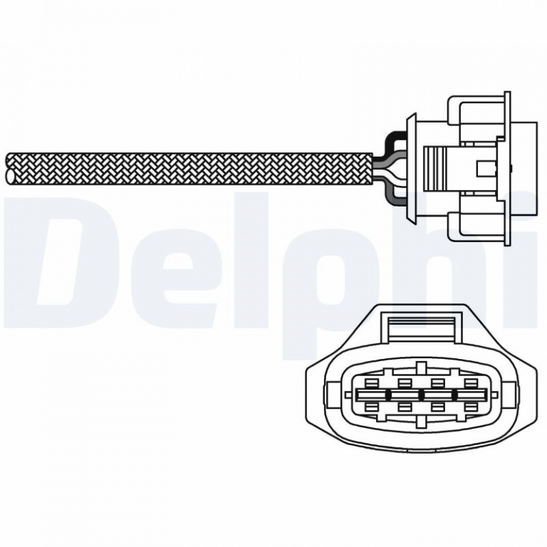Sonda Lambda DELPHI ES10792-12B1 se potriveste la FIAT STILO VAN (192_) 2005 2006 2007 2008