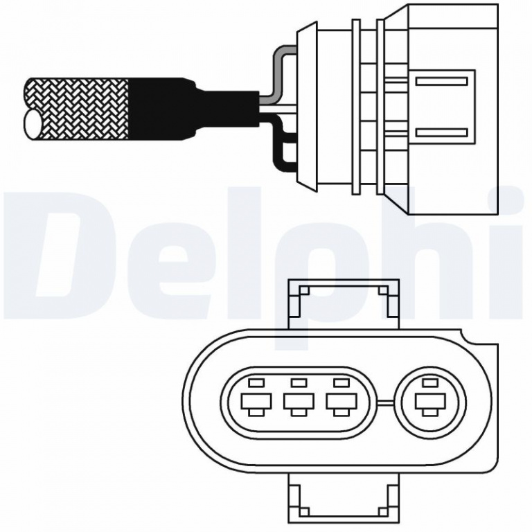 Sonda Lambda DELPHI ES10980-12B1 pentru masina AUDI A6 C5 Avant (4B5) 1997 1998 1999 2000 2001 2002 2003 2004 2005