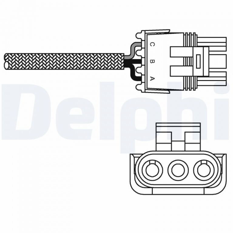 Sonda Lambda DELPHI ES10990-12B1 la masina RENAULT
