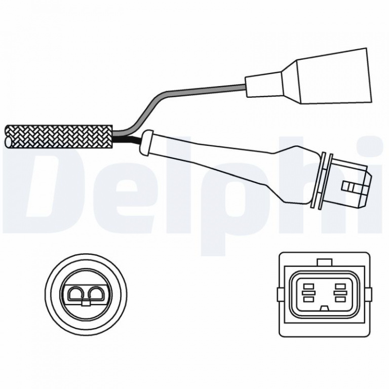 Sonda Lambda DELPHI ES11000-12B1 la masina DODGE STRATUS 1995 1996 1997 1998 1999 2000 2001