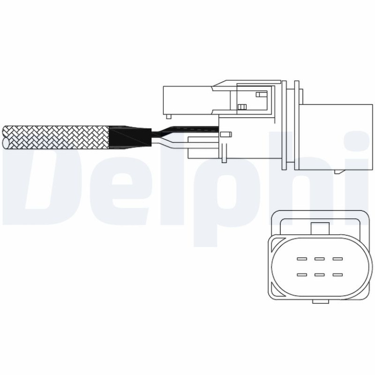 Sonda Lambda DELPHI ES11015-12B1 compatibil cu AUDI A2 (8Z0) 2002 2003 2004 2005