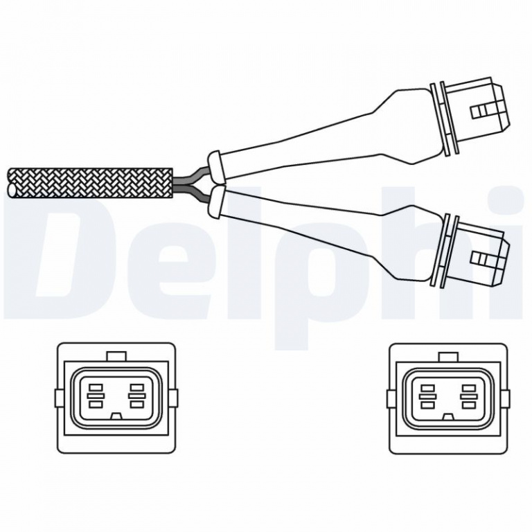 Sonda Lambda DELPHI ES20244-12B1 model PEUGEOT 405