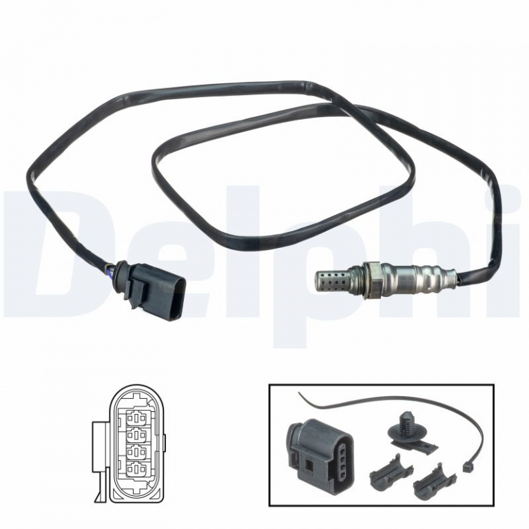 Sonda Lambda DELPHI ES20524-12B1 se potriveste la VW PASSAT B6 Variant (3C5) 2005 2006 2007 2008 2009 2010 2011