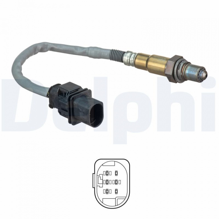 Sonda Lambda DELPHI ES20555-12B1 la BMW 7 (E65, E66, E67) 2005 2006 2007 2008