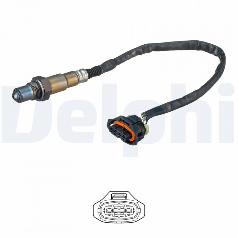 Sonda Lambda DELPHI ES20636-12B1 compatibil cu VAUXHALL CORSA Mk II (C) (X01) 2003 2004 2005 2006