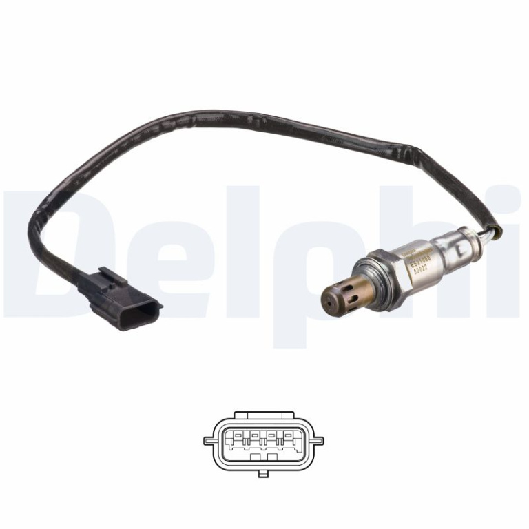 Sonda Lambda DELPHI ES21060-12B1 se potriveste la DACIA SANDERO II 2012 2013 2014 2015 2016 2017 2018 2019 2020