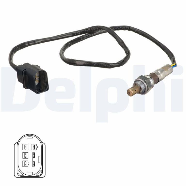 Sonda Lambda DELPHI ES21099-12B1 la VW POLO IV lim
